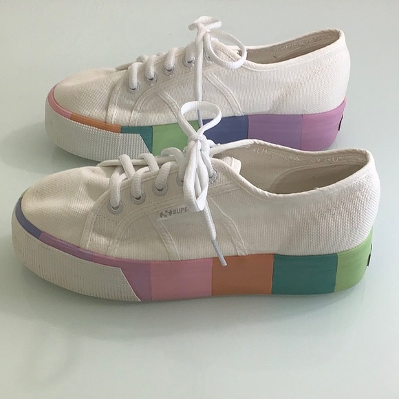 superga multicolor platform